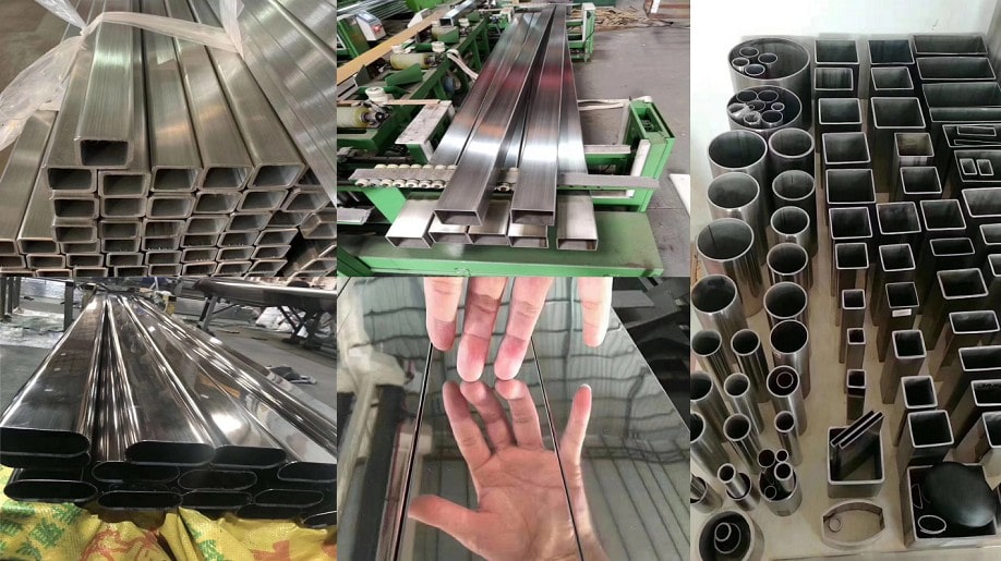 shaped stainless steel tubes